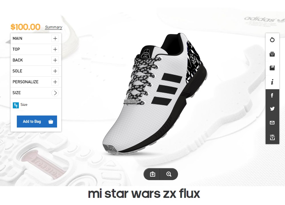 adidas x star wars zx flux