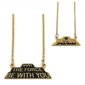 Han Cholo - May The Force Be With You necklace (gold tone finish)