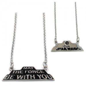Han Cholo - May The Force Be With You necklace (silver tone finish)