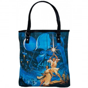 Modern PinUp - Loungefly Luke and Leia poster tote bag
