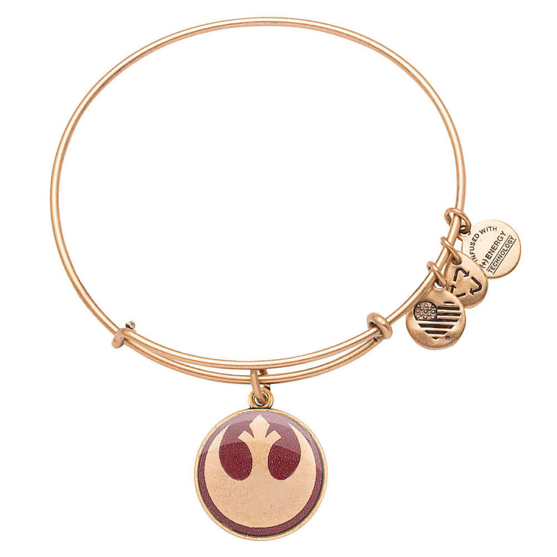 Alex And Ani x Star Wars Rebel Alliance starbird symbol expandable charm bangle bracelet at Disney Store