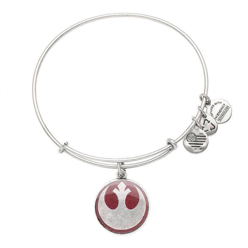 Alex And Ani x Star Wars Rebel Alliance starbird symbol expandable charm bangle bracelet at Disney Store