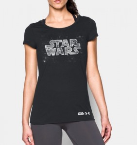Under Armour - women's Star Wars logo t-shirt (front)
