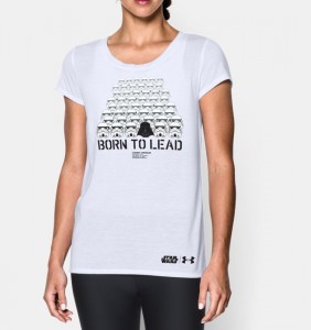 Under Armour - women's Star Wars 'Born To Lead' t-shirt (front)