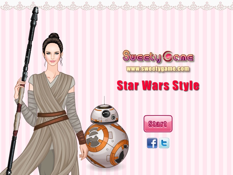 Star Wars Style online doll game by Sweety Game