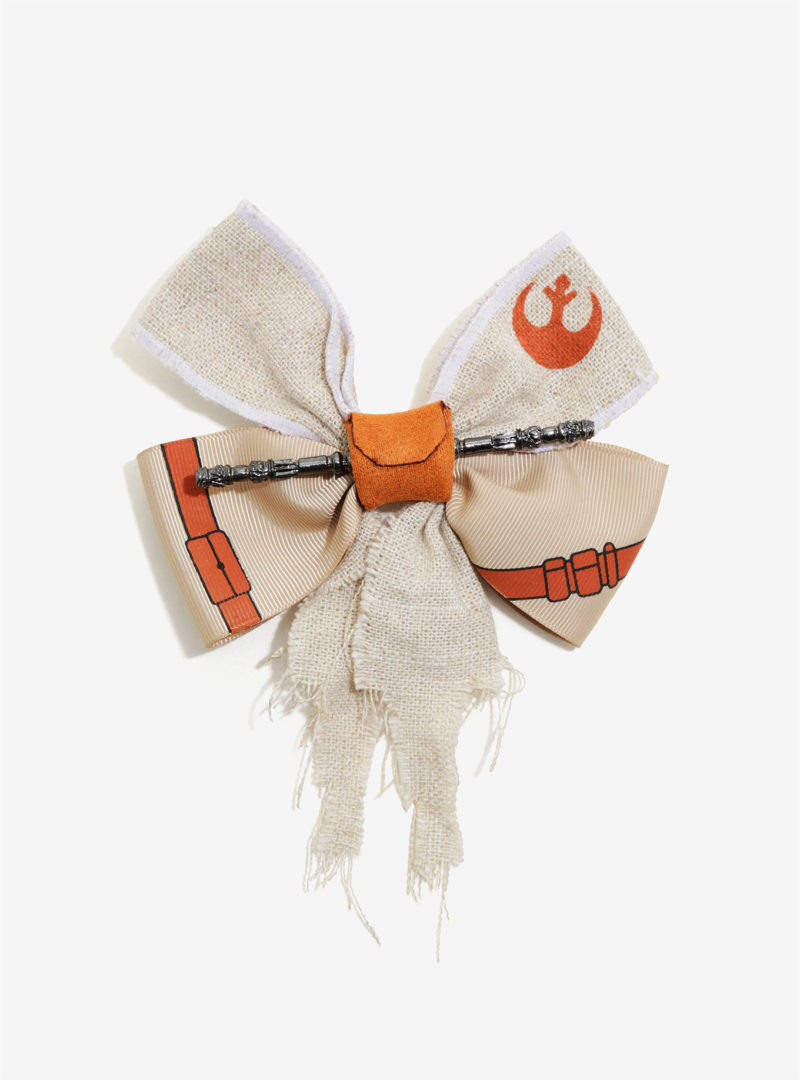 Star Wars The Force Awakens Rey themed hair bow at Box Lunch