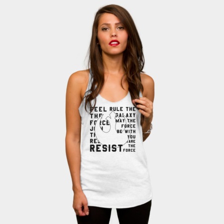 Women's Star Wars The Last Jedi Rebel Alliance Quotes tank top at Design By Humans