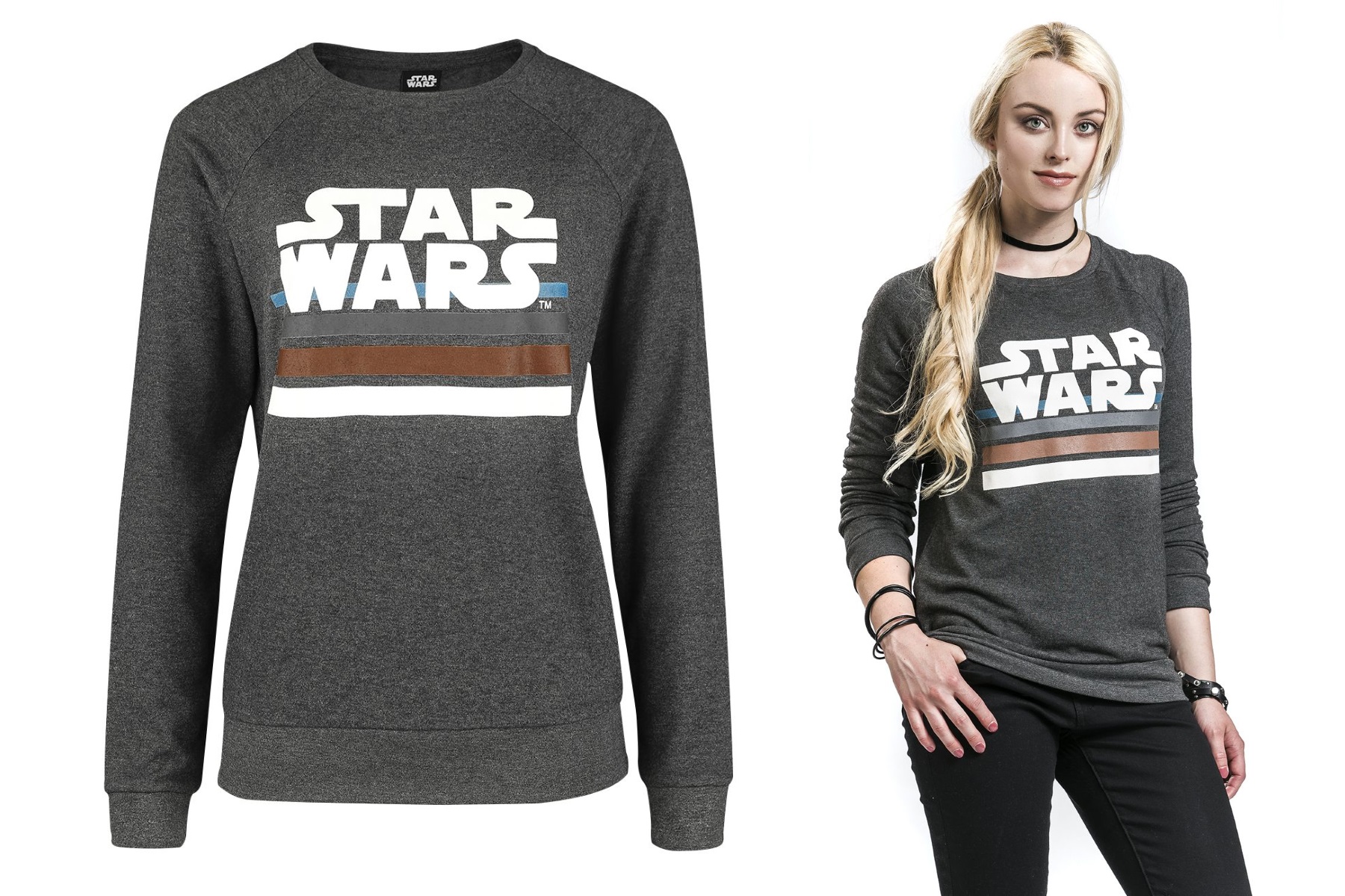 Star Wars Womens Blended Logos Sweatshirt