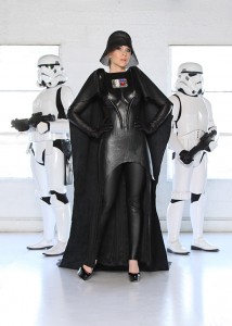 Ashley Eckstein in a Darth Vader design by Doug Dunnam