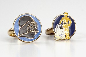 Wallace Berrie - Darth Vader and R2-D2 & C-3PO rings