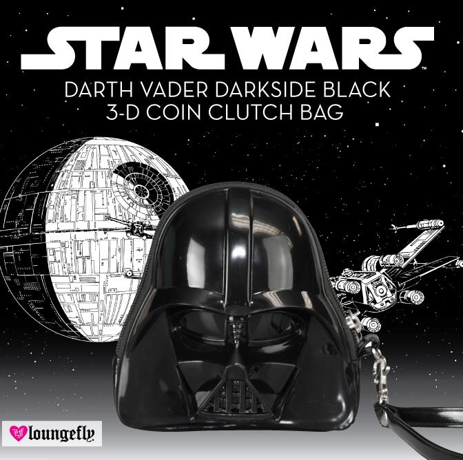 Loungefly - Darth Vader 3D coin clutch bag