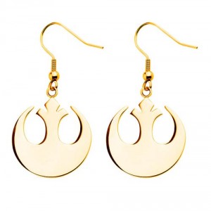 Body Vibe - gold plated Rebel Alliance earrings