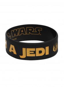 Hot Topic - Trust Me I'm A Jedi Rubber Bracelet