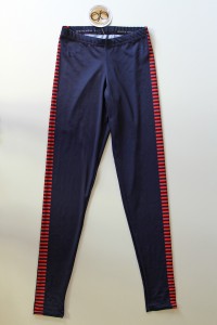 Gold Bubble Clothing - red/blue bloodstripe leggings