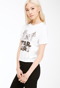 Forever 21 - white boxy cut women's tee