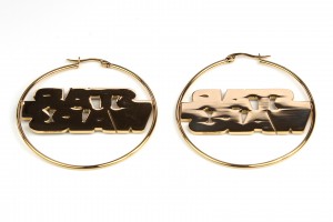 Body Vibe - Star Wars logo hoop earrings