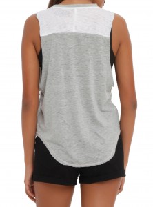 Hot Topic - grey and white Star Wars tank top