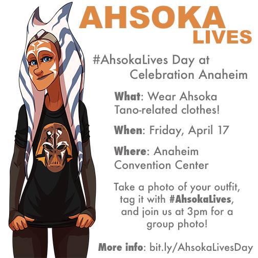 Ahsoka Lives Day at Celebration Anaheim