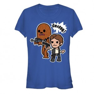 Fifth Sun - Han Solo and Chewbacca Juniors T Shirt