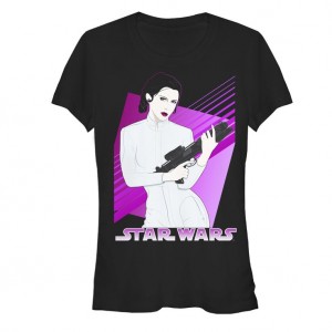 Fifth Sun - Princess Leia Model Juniors Graphic T Shirt