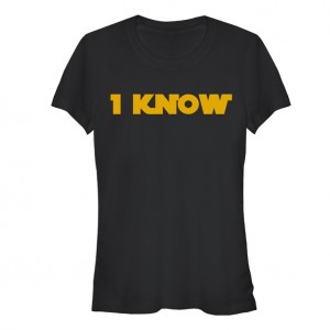 Fifth Sun - Han Solo I Know Juniors Graphic T Shirt