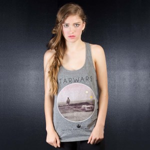 We Love Fine x Goldie - Photoreal french terry tieback tank top