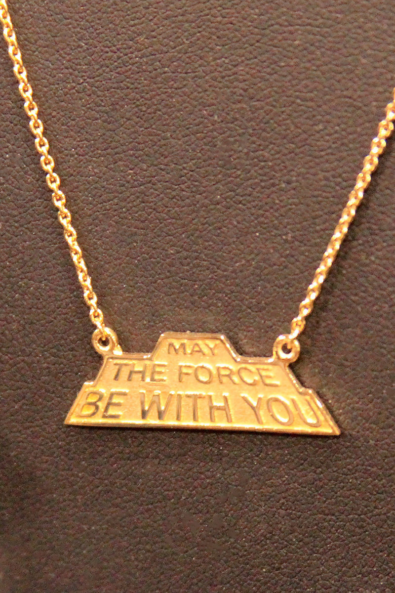 Han Cholo - gold plated MTFBWY necklace
