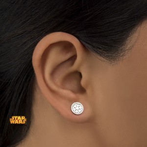 Body Vibe - stainless steel Empire symbol earrings