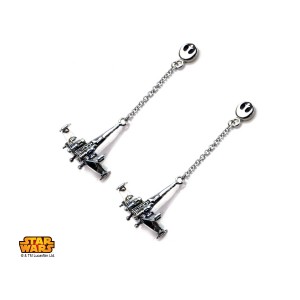 Body Vibe - X-Wing dangle earrings