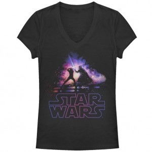 Fifth Sun - Luke And Vader Duel v-neck t-shirt