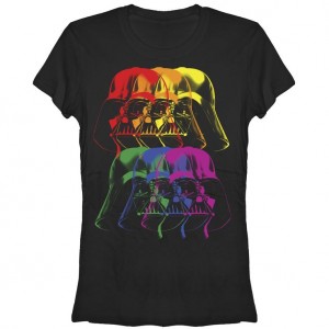 Fifth Sun - Darth Vader Helmet Rainbow t-shirt