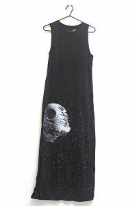 Thinkgeek - Death Star maxi dress (front)