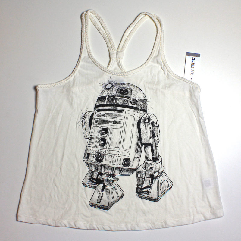 Hot Topic - R2-D2 braided strap tank top