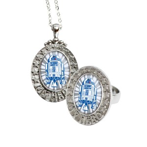 Her Universe - My Hero R2-D2 ring and necklace bundle