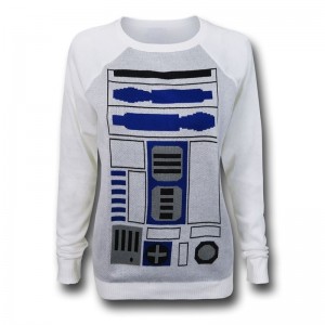 SuperHeroStuff - women's R2-D2 sweater (front)