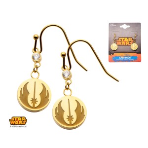 Body Vibe - Jedi Order logo dangle earrings