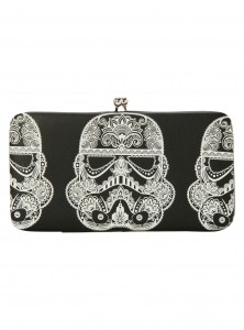 Hot Topic - sugar skull stormtrooper hinge wallet