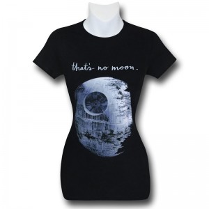 SuperHeroStuff - women's 'That's No Moon' t-shirt