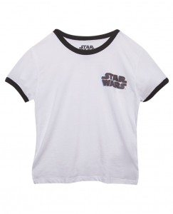Wet Seal - women's Star Wars logo ringer t-shirt (front)