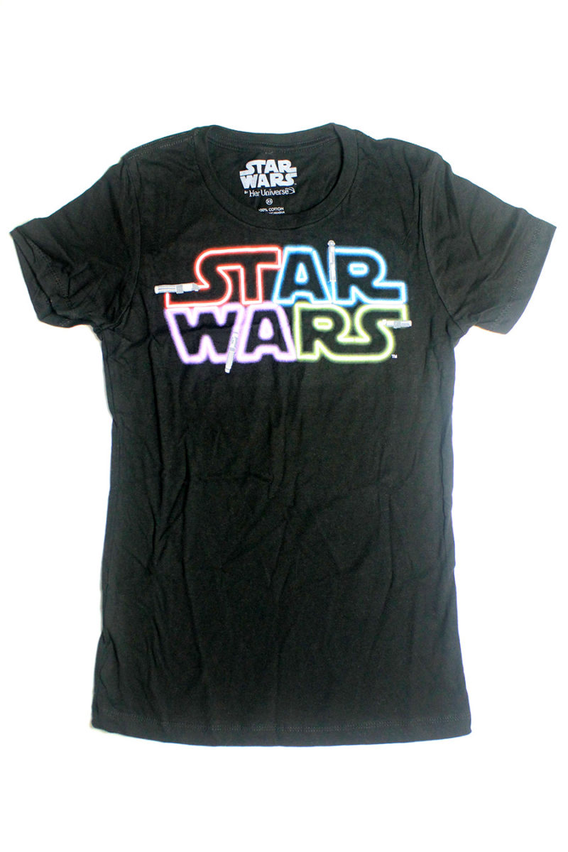 Her Universe - Lightsaber logo tee