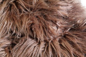 We Love Fine x Goldie - I Am Chewbacca faux fur hoodie (fur detail)