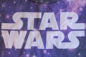 Next - size 14 girl's Star Wars logo crew top (front detail)