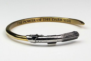 Han Cholo - Vader Saber cuff (inner band/blade text detail and outer band/hilt detail)