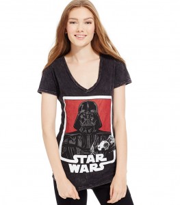 Macy's - women's Darth Vader v-neck t-shirt by Hybrid