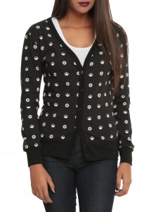 Hot Topic - Her Universe symbols cardigan (front)