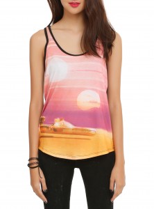 Hot Topic - Her Universe Tatooine tank top (front)