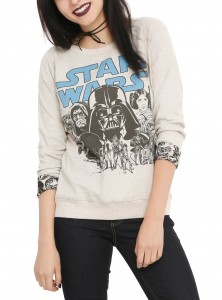 Hot Topic - women's long sleeve reversible pullover top (front)