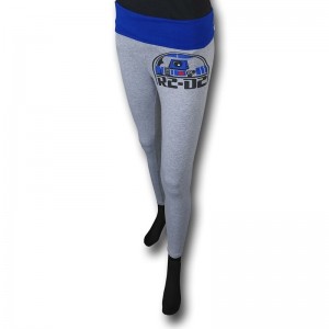 SuperHeroStuff - women's R2-D2 yoga pants (front)