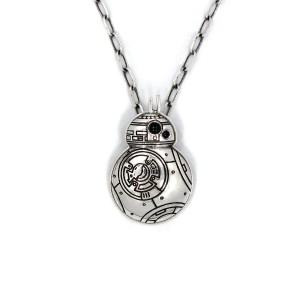 Han Cholo - sterling silver BB-8 necklace