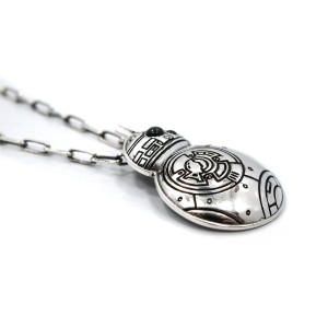 Han Cholo - sterling silver BB-8 necklace